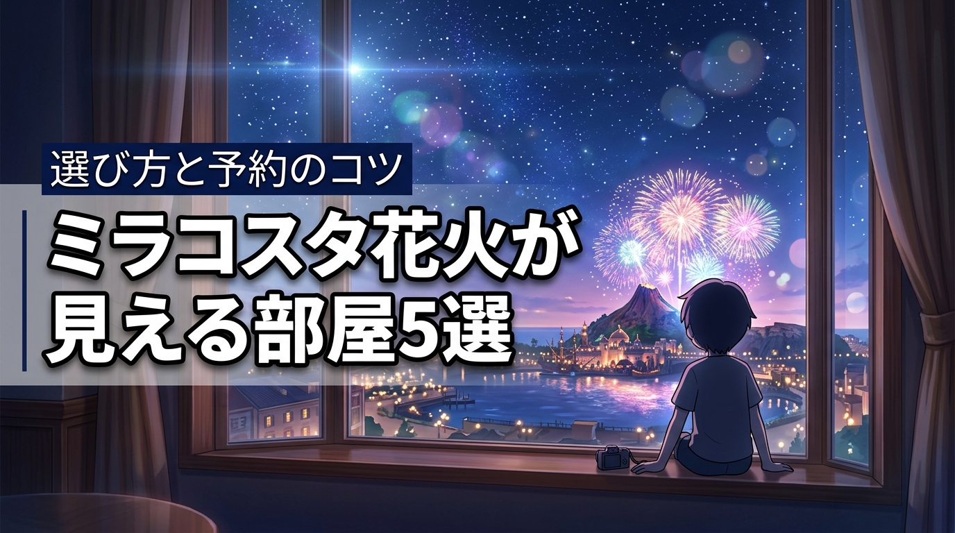 ミラコスタで花火が見える部屋おすすめ5選！失敗しない選び方と予約のコツ