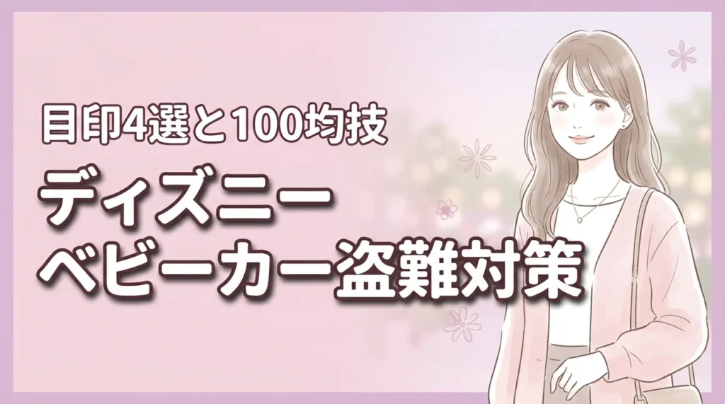 ディズニーのベビーカー盗難対策！おすすめの目印グッズ4選と100均の自作アイデア