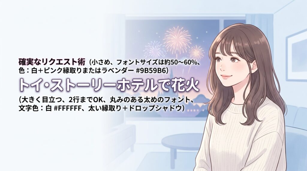 トイ·ストーリーホテルで花火が見える部屋に泊まりたい！確実な予約リクエスト術